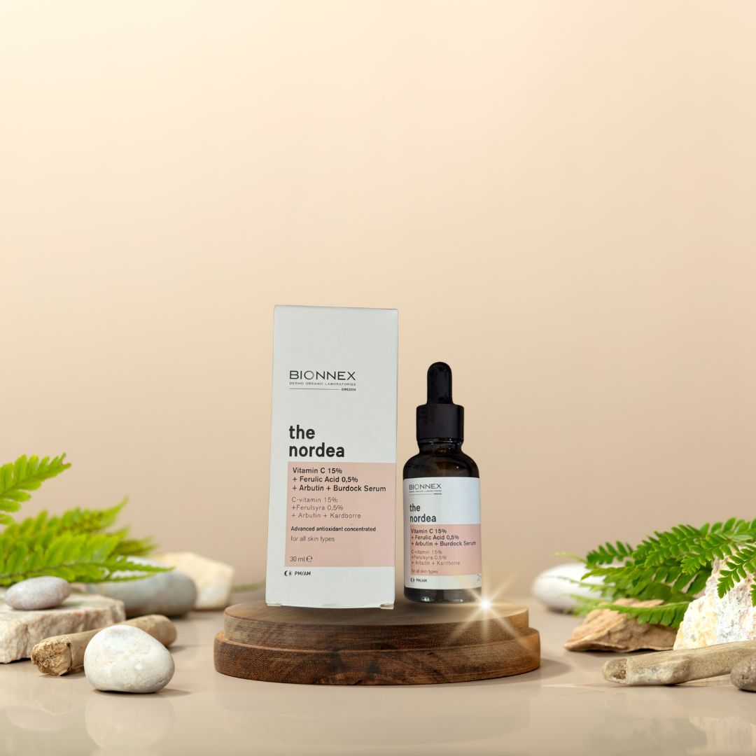 The Nordea Vitamin C 15% + Ferulic Acid 0.5% + Arbutin + Burdock Serum