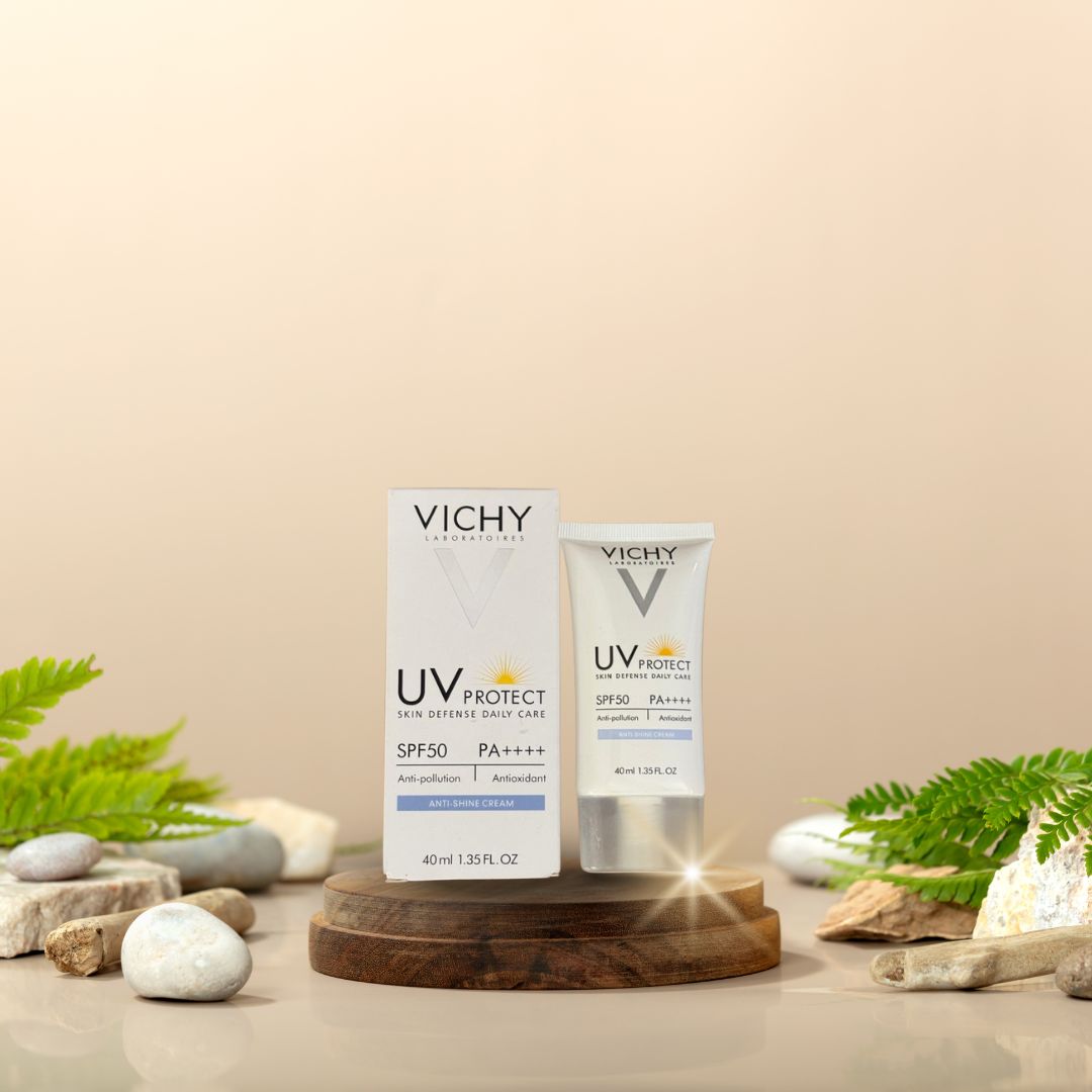 Vichy UV Protect Skin Defense Daily Care SPF50 PA++++ Anti-Pollution Anti-Oxidant Anti-Shine Cream